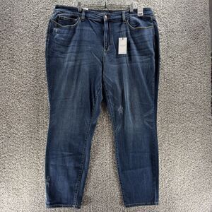 Judy Blue Relaxed Fit Jeans Mid Rise Womens 24W Long High Rise New JB82251DK